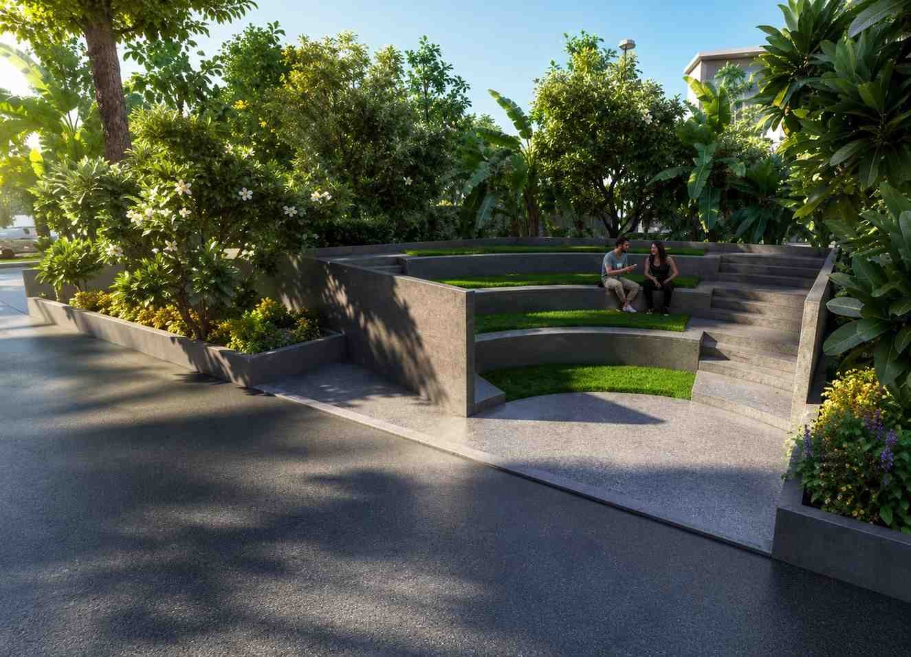 Recreation and leisure amenities at Earth County Pune